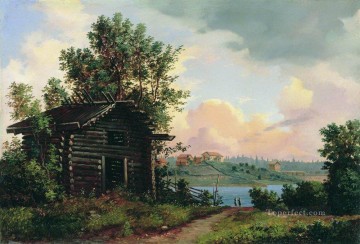 イワン・イワノビッチ・シーシキン Painting - 風景 1861年 イワン・イワノビッチ